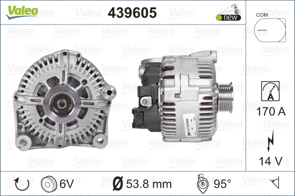 Laturi VALEO 439605