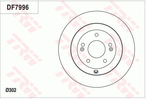 Jarrulevy TRW DF7996