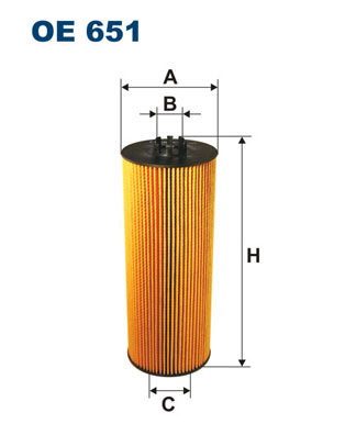 Öljynsuodatin FILTRON OE 651