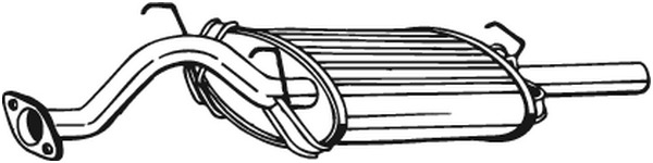 Takaäänenvaimentaja BOSAL 163-157