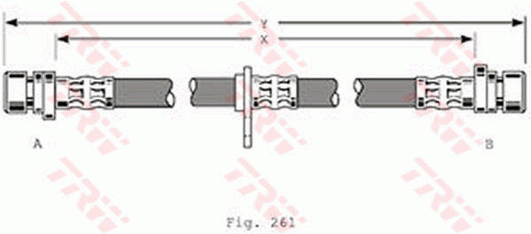 Jarruletku TRW PHA367