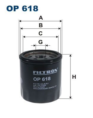 Öljynsuodatin FILTRON OP 618