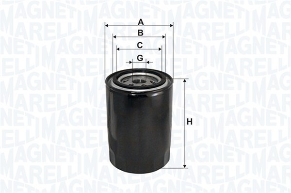 Öljynsuodatin MAGNETI MARELLI 152071758744
