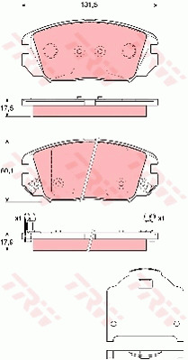 Jarrupalasarja, levyjarru TRW GDB3409