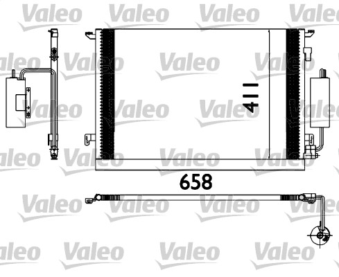 Lauhdutin, ilmastointilaite VALEO 817648