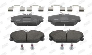 Jarrupalasarja, levyjarru, Etuakseli, RENAULT, 410604441R, 410607125R, 7701 206379, 7701206379, 7701209380, 8671016177