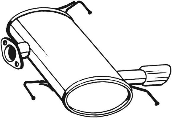 Takaäänenvaimentaja BOSAL 247-009