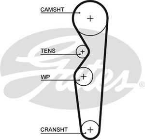 Hammashihna, FORD SIERRA, SIERRA Halvkombi, SIERRA Turnier, FORD USA ESCORT Halvkombi, 000 980 93 02, 0009809302, 002 980 20 02, 002 980