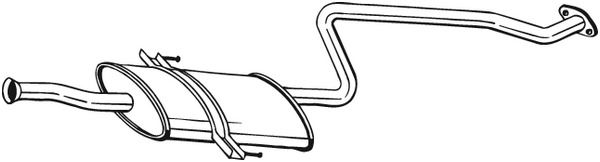 Keskipönttö BOSAL 284-301