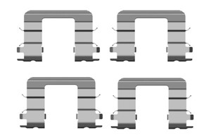 Tarvikesarja, jarrupala, Etuakseli, HYUNDAI i10, KIA PICANTO, 58144 07000, 581440X000