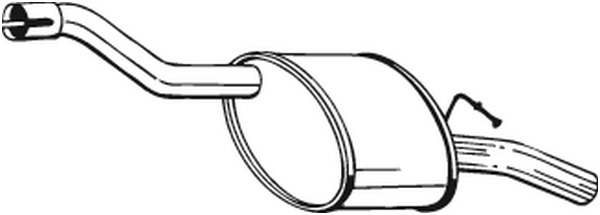 Takaäänenvaimentaja BOSAL 154-325