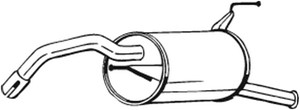 Takaäänenvaimentaja, TOYOTA STARLET, 1743011440, 1743011441, 1743011442, 174301144283