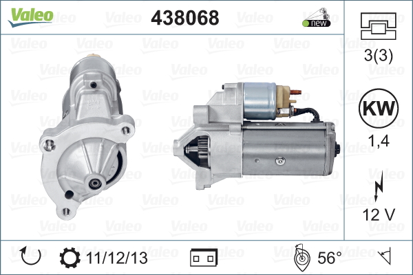 Startteri VALEO 438068