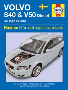 Haynes Reparationshandbok, Volvo S40 & V50, Universal, 9780857336989