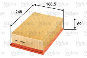 Ilmansuodatin, CITROËN C4 I, C4 Coupé, PEUGEOT 206 Halvkombi, 307, 307 Break, 307 CC, 307 SW, 1444CE, 1444-CE, 1444CL, 1444-CL, 1444FJ,
