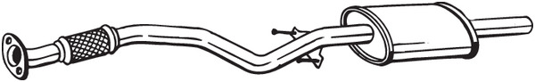 Keskipönttö BOSAL 169-077
