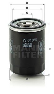 Öljynsuodatin, FORD USA,HONDA, 04154-PR3-E00, 11715849, 15200-PH1-004, 15220-PH1-014, 15400-611-003, 15400-679-003, 15400-679-004, 15400