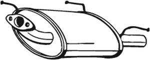 Takaäänenvaimentaja, NISSAN ALMERA Hatchback I, 201000N060, 201000N061, 201000N063, 201000N067, 201000N068, 201000N760, 201000N761, 2010