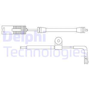 Jarrupalan kulumisen ilmaisin DELPHI LZ0136