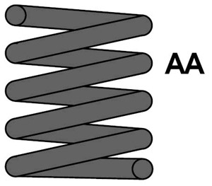 Jousi (auton jousitus), Etuakseli, MAZDA MX-5 I, NA01-34-011A, NA03-34-011A