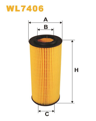 Öljynsuodatin WIX FILTERS WL7406