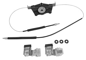 Lasinnostin, Eteen, vasen, VW NEW BEETLE, 1CM 898 655 A, 1CM 898 655
