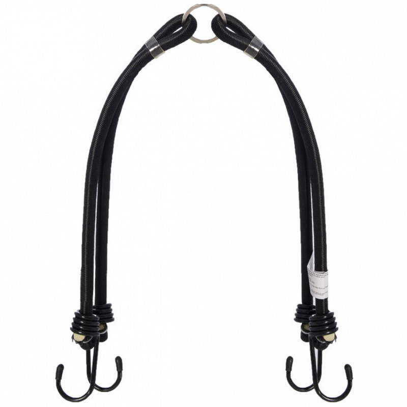 OXC Mustekala Bungee Musta, 2 kpl, 9x600mm