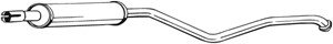 Keskiäänenvaimentaja, RENAULT LAGUNA II, LAGUNA Grandtour II, 8200085777