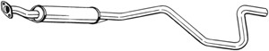 Keskiäänenvaimentaja, LAND ROVER FREELANDER, FREELANDER Soft Top, WCE000470, WCE105200, WCE105202