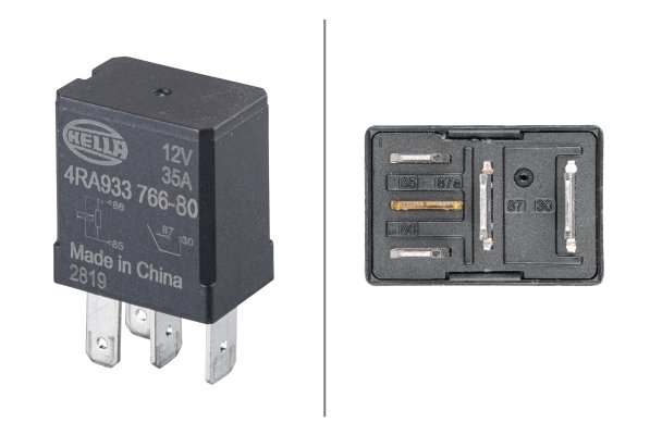 Relay, main current HELLA 4RA 933 766-801