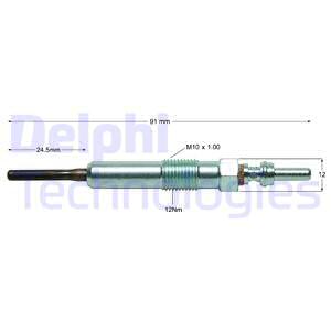 Hehkutulppa DELPHI HDS447