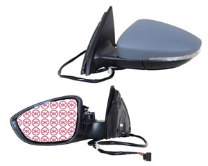 Taustapeili, Oikea, VW PASSAT, PASSAT ALLTRACK, PASSAT Variant, 3AA 857 508 9B9, 3C8 857 522, 3C8 857 538 GRU
