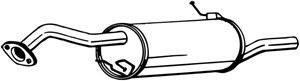 Takaäänenvaimentaja, MAZDA 323 S VI, ZL0640100A, ZL0640100C, ZL0640100E