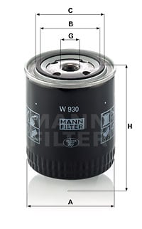 Öljynsuodatin MANN-FILTER W 930