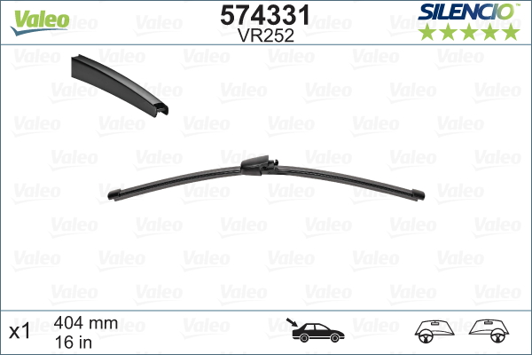 Pyyhkijänsulka VALEO 574331