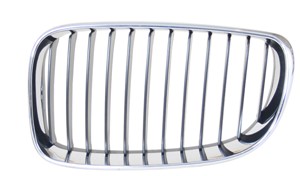 Jäähdyttimen säleikkö, Eteen, oikea, BMW 1 [E81, E87], 51 13 7 166 439