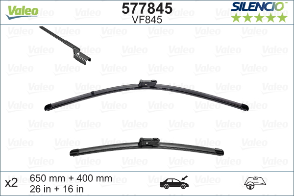 Pyyhkijänsulka VALEO 577845