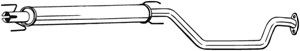 Keskiäänenvaimentaja, OPEL ZAFIRA A Minibus, minivan, VAUXHALL ZAFIRA A, 24455256, 5852169, 5854550, 93193068