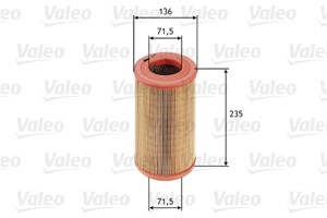 Ilmansuodatin, FORD MAVERICK, MAVERICK VAN, NISSAN PICK UP, TERRANO II, TERRANO Van II, 165463S903, 16546-3S903, 165467F000, 16546-7F000