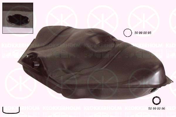 Polttoainetankki KLOKKERHOLM 5076007