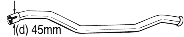 Korjausputki, katalysaattori BOSAL 889-169