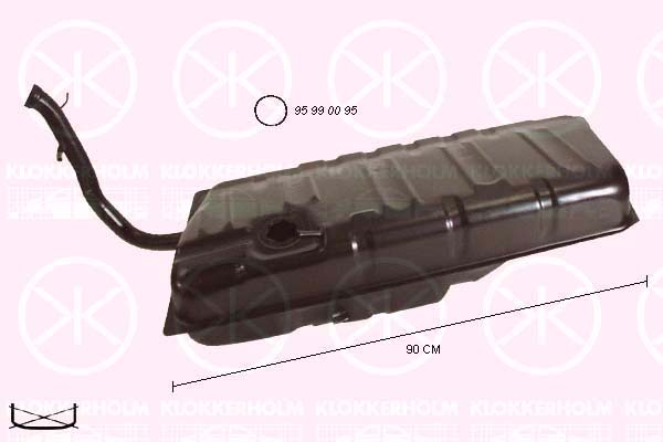 Polttoainetankki KLOKKERHOLM 9526018
