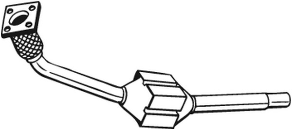 Jälkiasennuskatalysaattori BOSAL 099-887