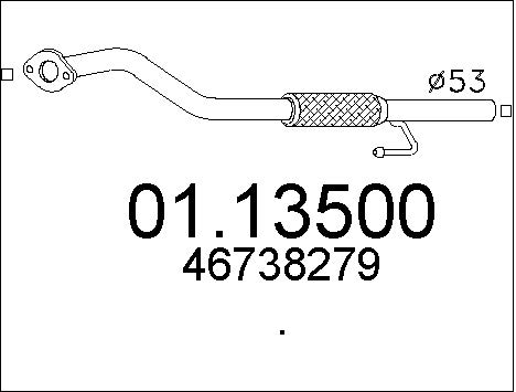 Pakoputki MTS 01.13500