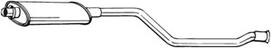 Keskiäänenvaimentaja, CITROËN XSARA, XSARA Break, XSARA Coupé, XSARA Skåp/halvkombi, PEUGEOT 306 Cabriolet, 171788, 1717A1, 1717F2, 1717