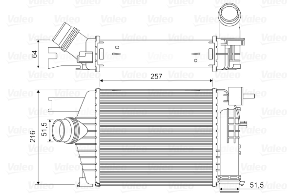 Välijäähdytin VALEO 818343
