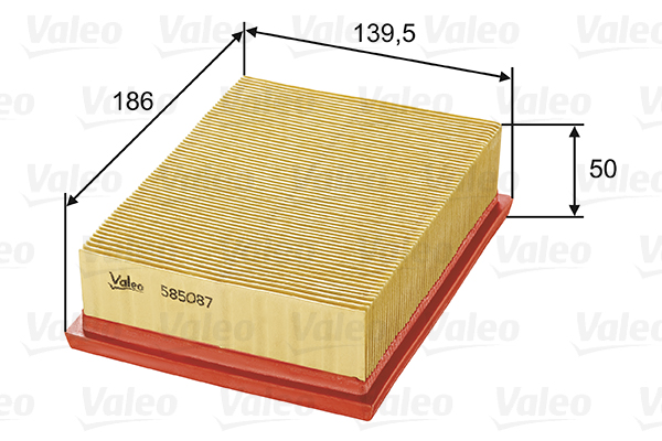 Ilmansuodatin VALEO 585087