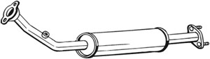 Etuäänenvaimentaja, DAIHATSU TERIOS, 1740187409, 1740187415