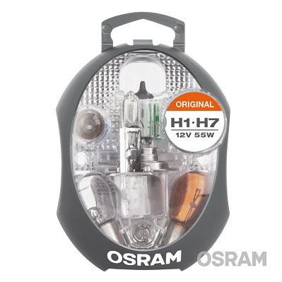 Lajitelma, hehkulankapolttimot OSRAM CLK H1/H7