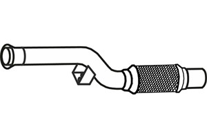 Pakoputki, Edessä, MERCEDES-BENZ, 9014903419